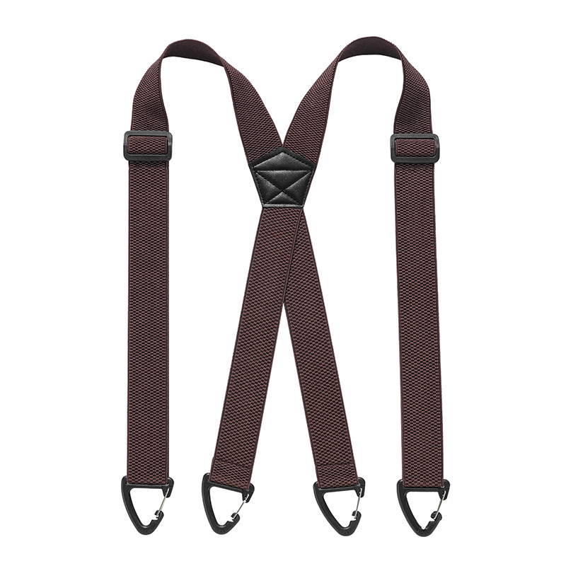 Men's X-Back Suspenders with Hook Clips
