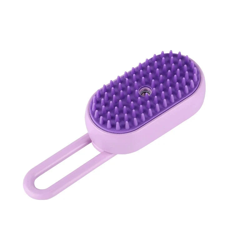 Steamy Pet Brush - 3-in-1 Grooming & Massage Comb for Cats & Dogs