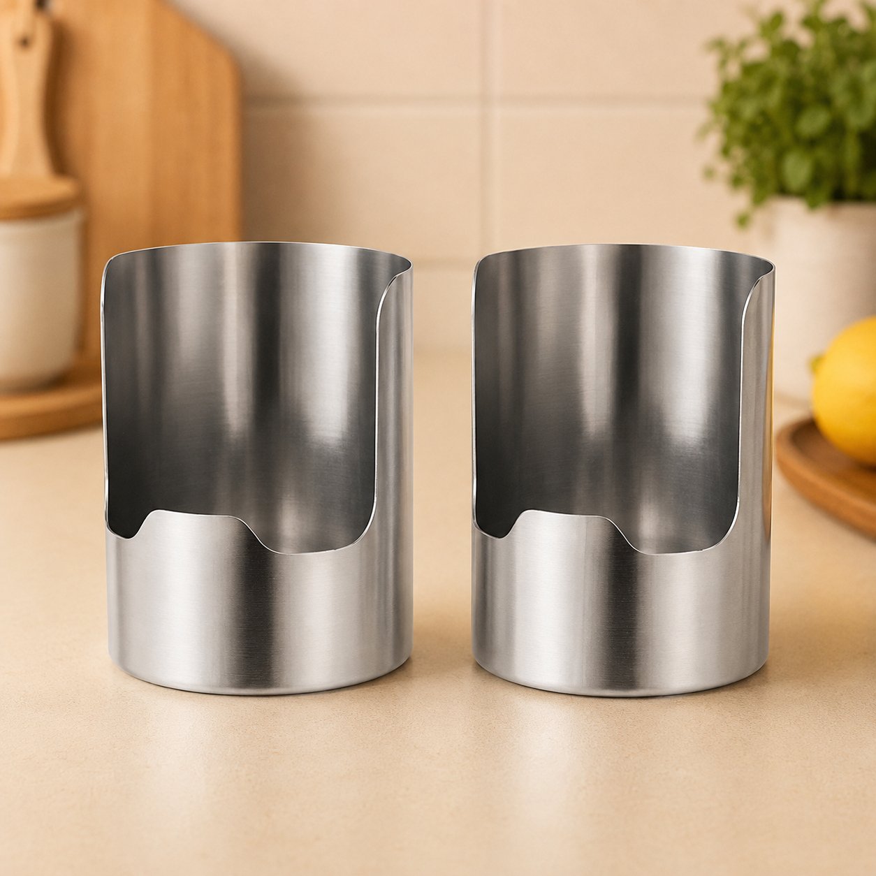 β¨ 49% OFF Stainless Steel Utensil Organizer | Keep Your Kitchen Counter Clean & Stylish π΄