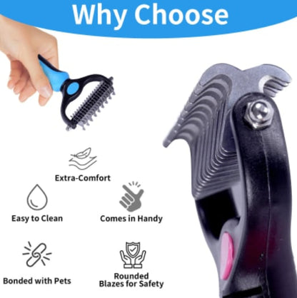 ⏰LAST DAY $20 OFF - 🐱🐕Pet Grooming Tool, Universal Detangling Comb for Dogs