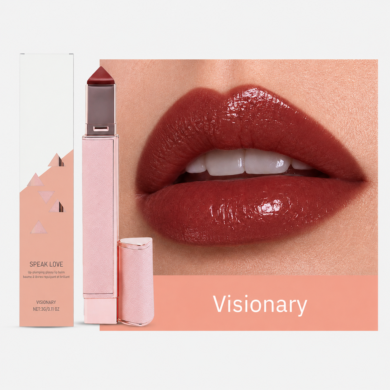 Hydrating Lip Plumping Glossy Lip Balm