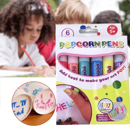 🖍️ Christmas Hot Sale 50% OFF🎁Magic Puffy Bubble Pens, Heat Activated Popcorn Pens DIY 3D Art Marker for Kids Crafts