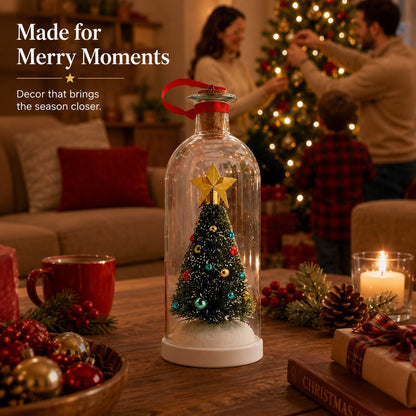 🎁Last Day 50% OFF🔥Mr. Christmas Christmas Tree Message In A Bottle