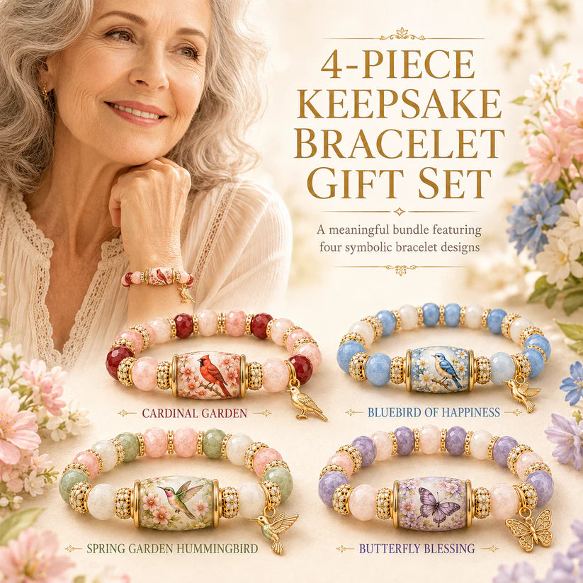 🙏 2026 Limited Edition Bluebird Blessings Bracelet with Exquisite Gift Box