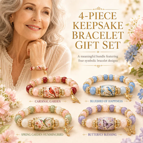 🙏 2026 Limited Edition Bluebird Blessings Bracelet with Exquisite Gift Box