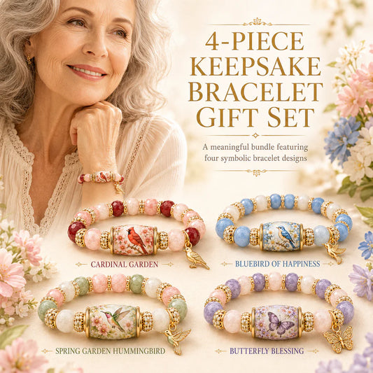 🙏 2026 Limited Edition Bluebird Blessings Bracelet with Exquisite Gift Box