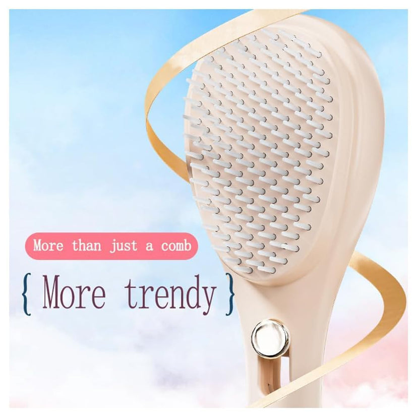 Big Size Self-Cleaning Hairbrush | One Click Cleaning , No Mess!