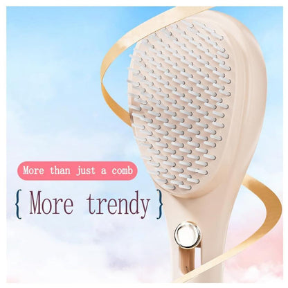Big Size Self-Cleaning Hairbrush | One Click Cleaning , No Mess!