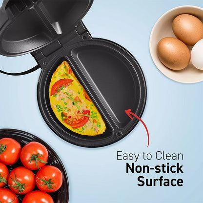 🤩Free your hands🍕Dual-Zone Electric Omelette Maker