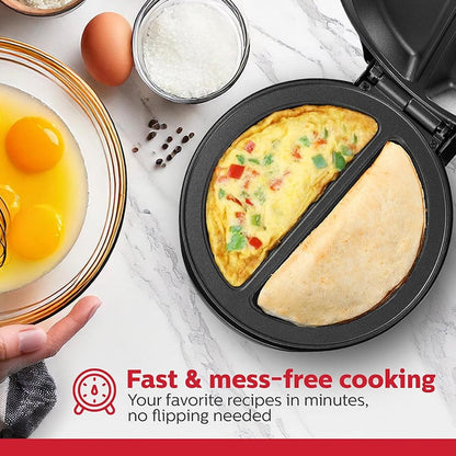 🤩Free your hands🍕Dual-Zone Electric Omelette Maker