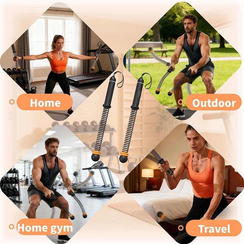Adjustable Ropeless Battle Ropes Training