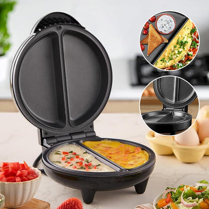 🤩Free your hands🍕Dual-Zone Electric Omelette Maker