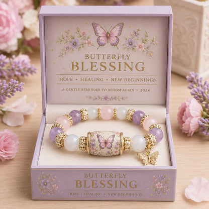 🙏 2026 Limited Edition Bluebird Blessings Bracelet with Exquisite Gift Box