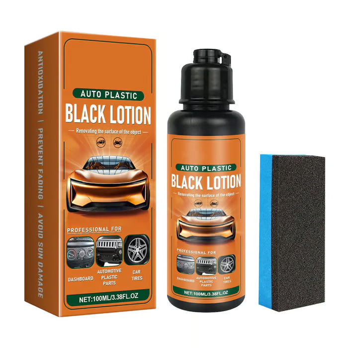 📢📢30% OFF !! ⏰Premium Car Plastic Restorer & Interior Cleaner – Removes Dirt, Restores Black Finish, Matte to Subtle Sheen🚗✨
