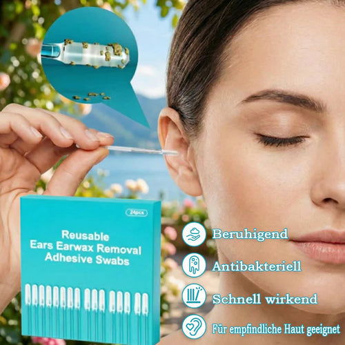 Reusable Earwax Removal Adhesive Swabs🦻