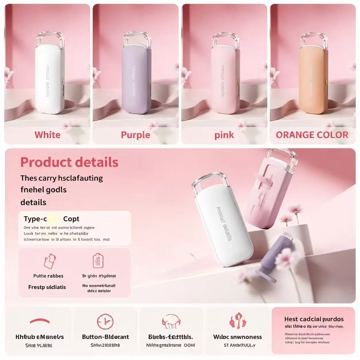 Thermal Eyelash Curler USB Rechargeable for Sensitive Skin