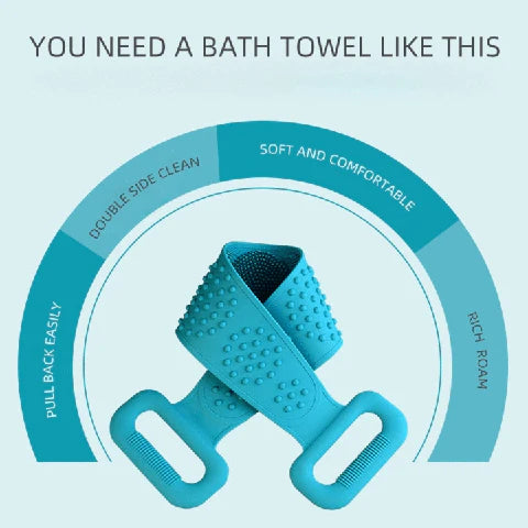 🧼💪 HydratBath Silicone Body Cleansing Brush