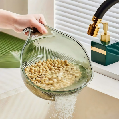 🔥Buy More Get More Free-Multi-Functional Rice Strainer with Handle, BPA-Free Kitchen Colander