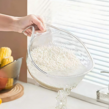 🔥Buy More Get More Free-Multi-Functional Rice Strainer with Handle, BPA-Free Kitchen Colander