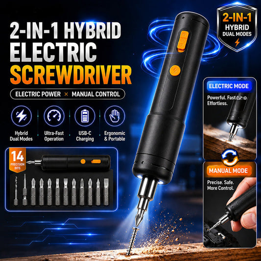 🔥Hot Sale 50% OFF🔩 2-in-1 Hybrid Electric Screwdriver