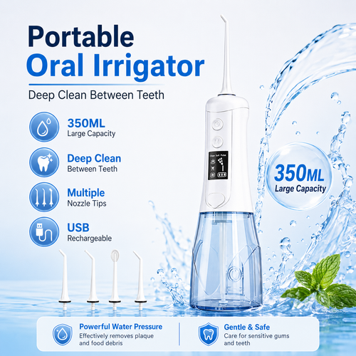 💦 🦷Portable Water Flosser – Deep Clean Teeth Anytime, Anywhere