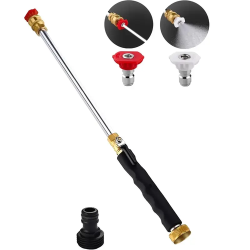 🔥[5𝟎% 𝐎𝐅𝐅 𝐋𝐀𝐒𝐓 𝐓𝐇𝐑𝐄𝐄 𝐃𝐀𝐘𝐒]Jet Nozzle Power Washer for Garden Hose, Includes 2 High-Pressure Nozzles and Quick Connectors | Hydro Jet High Pressure Washer Tools for Car Wash, Patio, Driveway & Outdoor Cleaning-JKL