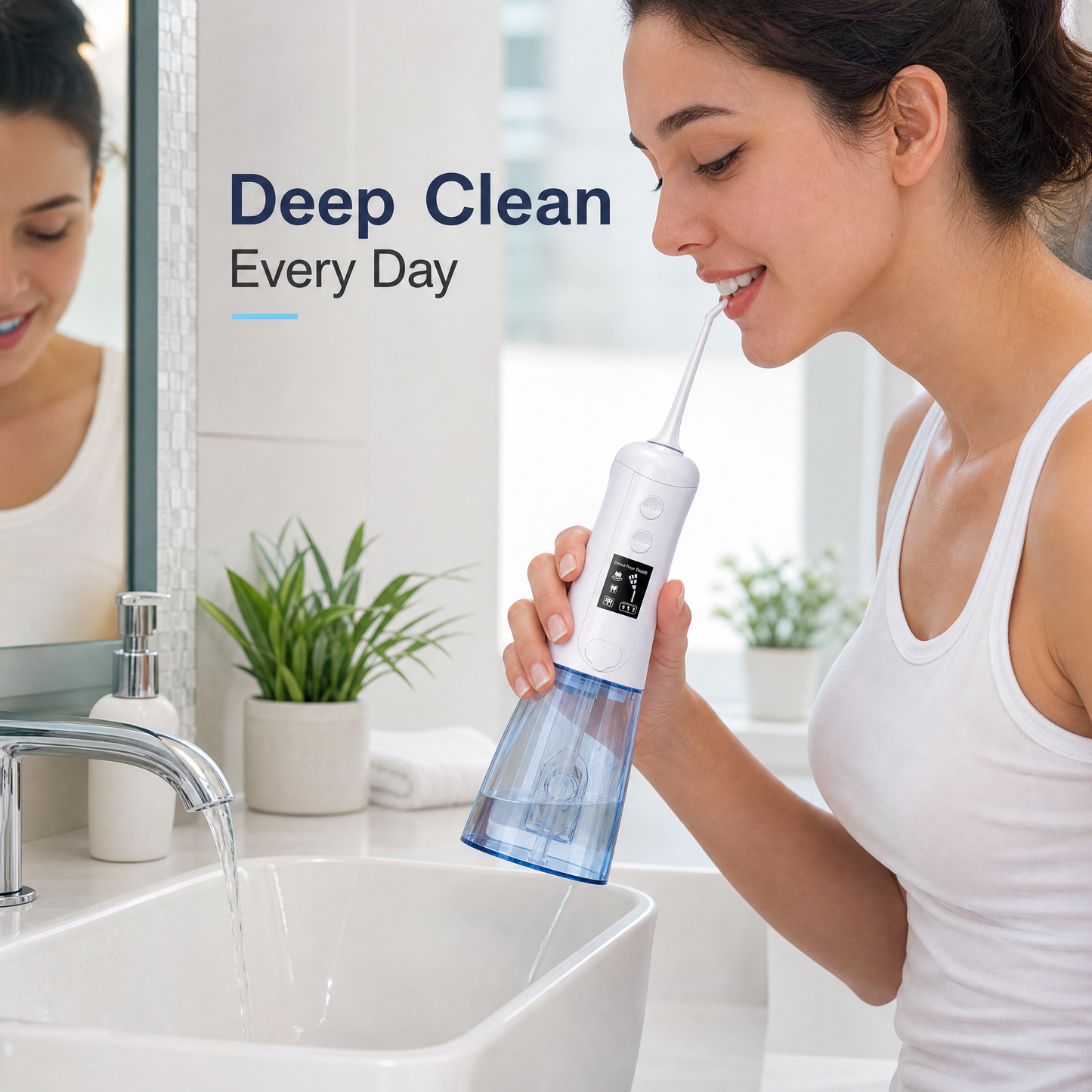 💦 🦷Portable Water Flosser – Deep Clean Teeth Anytime, Anywhere