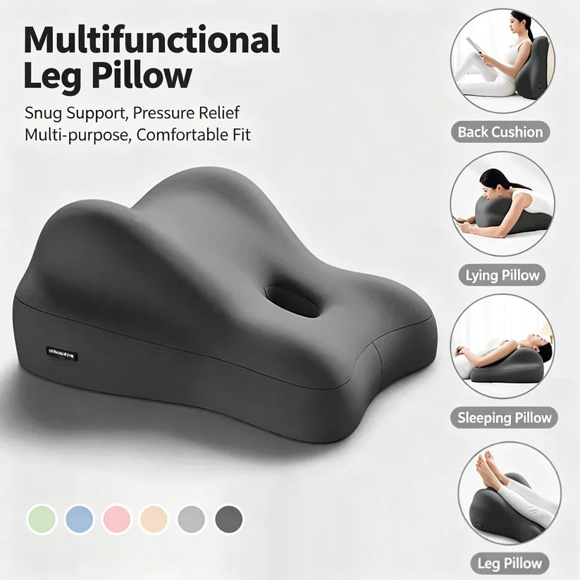 🧘‍♀️Yoga Bolster | Back & Lumbar Support Pillow: Multi-Functional Cushion🪶 | Memory Foam