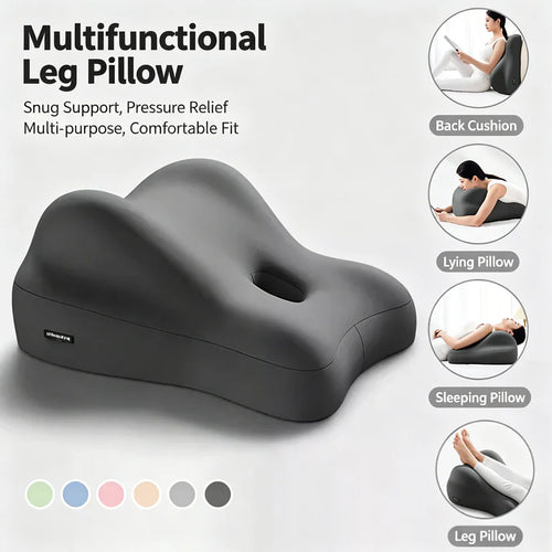 🧘‍♀️Yoga Bolster | Back & Lumbar Support Pillow: Multi-Functional Cushion🪶 | Memory Foam