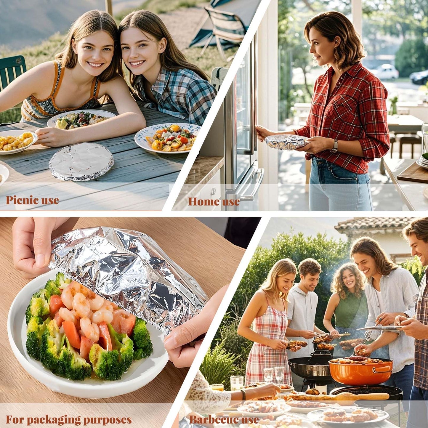 🔥50% off-Reusable Insulated Aluminum Foil Food Covers
