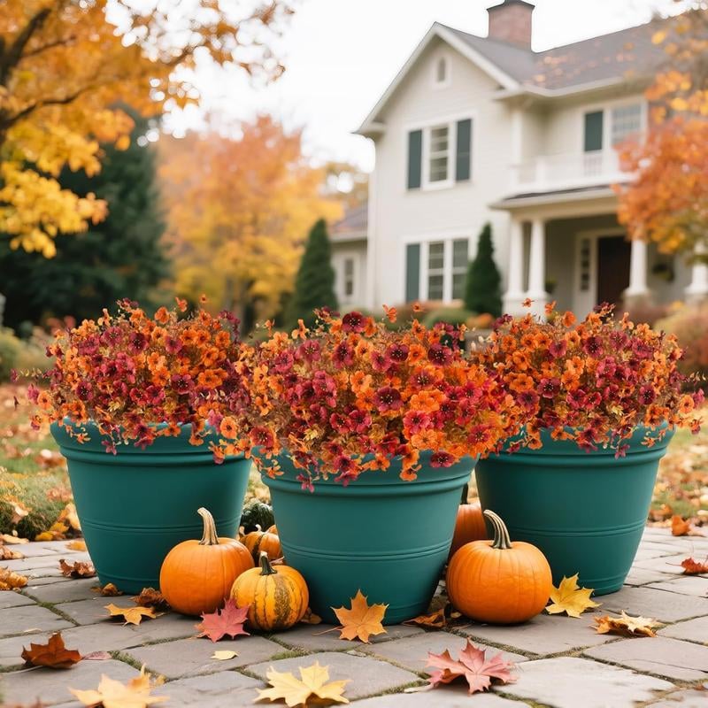 🔥Last Day 50% OFF - 🍁UV-Resistant Artificial Daisy Flowers  for Fall Decor Halloween