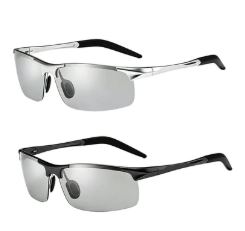 Photochromic Sunglasses with Anti-glare Polarized Lens