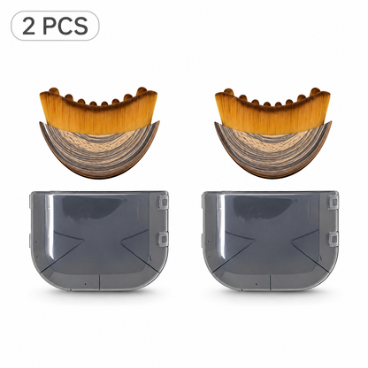 ⏰ LAST 24 HOURS: 50% OFF |✨ Sculpt & Refresh Curved Facial Massage Brush for Jawline, Face & Neck 💆‍♀️