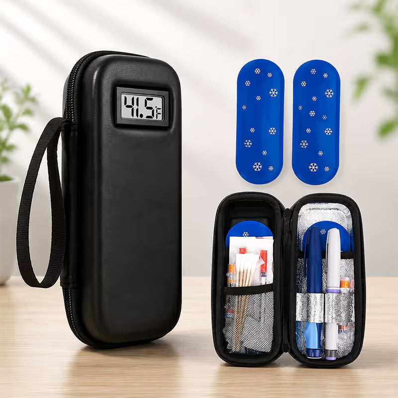Insulin Cooler Travel Case with Temperature Display