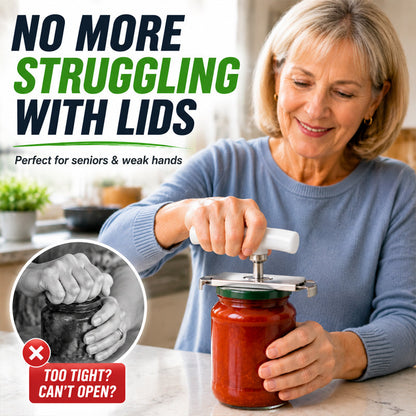 🔥 BUY 1 GET 1 FREE! Stainless Steel Jar Opener & Bottle Lid Remover