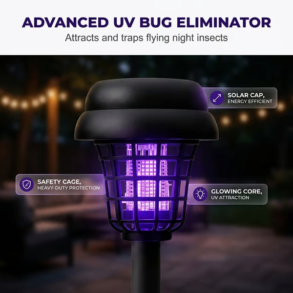 🔥Last Day Free Shipping ✨Solar Mosquito Zapper Light