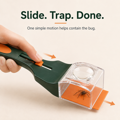 🕷️ Handheld Humane Bug Catcher with Magnifying Lens 🌿