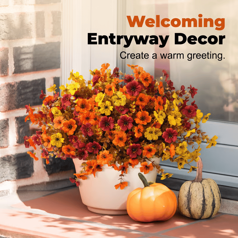 🔥Last Day 50% OFF - 🍁UV-Resistant Artificial Daisy Flowers  for Fall Decor Halloween