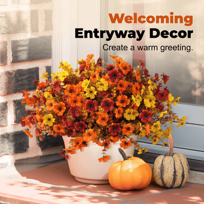 🔥Last Day 50% OFF - 🍁UV-Resistant Artificial Daisy Flowers  for Fall Decor Halloween