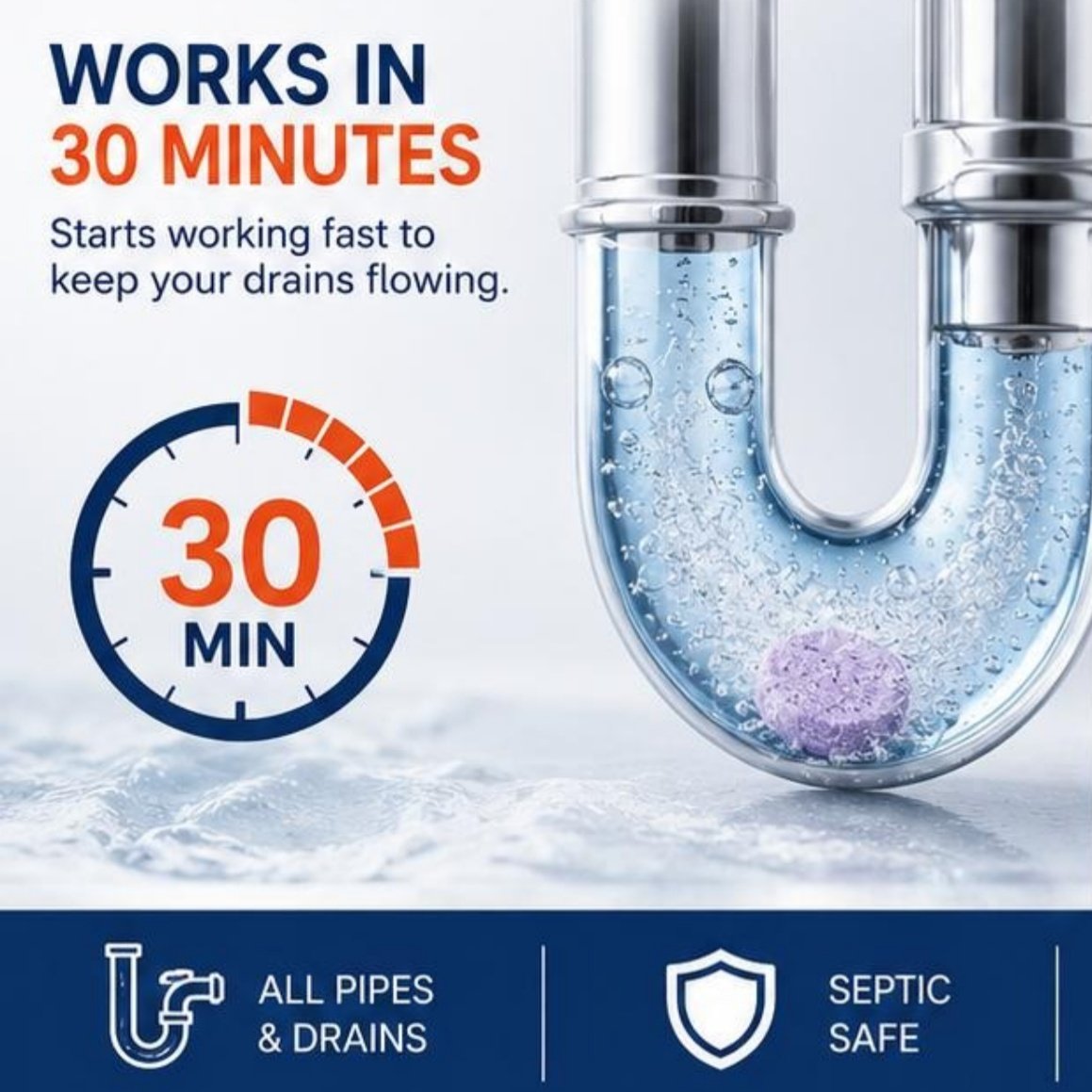 💖Hot 49% OFF🚿 Multi-Functional Pipe Cleaner Tablets