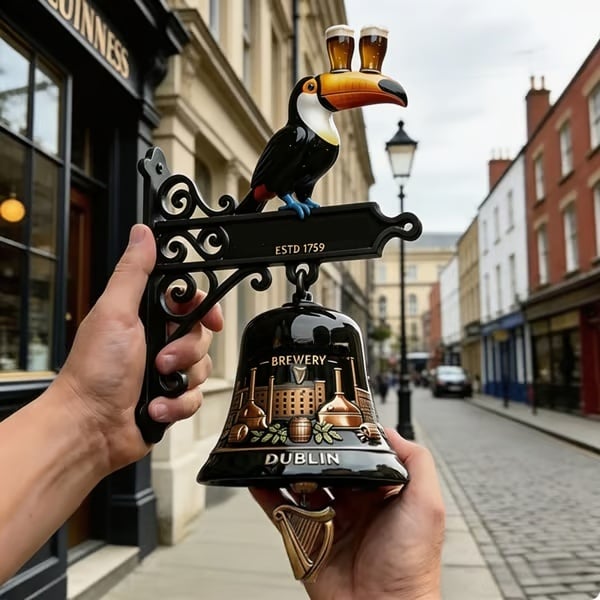 🔥HOT SALE 49% OFF🎉🍺Vintage Celtic Toucan Cast Iron Wall Bell – Classic Tavern Decor For Entry & Home Bar