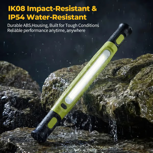 🎁 Father's Day Sale 49% OFF | 3000LM LED Magnetic Work Light Bar • 5200mAh Cordless • Hooks & Magnetic Base 🔧