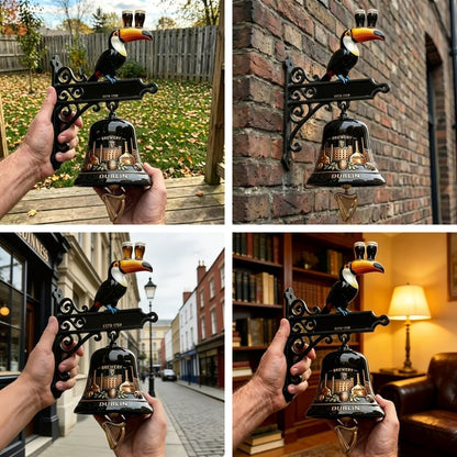 🔥HOT SALE 49% OFF🎉🍺Vintage Celtic Toucan Cast Iron Wall Bell – Classic Tavern Decor For Entry & Home Bar