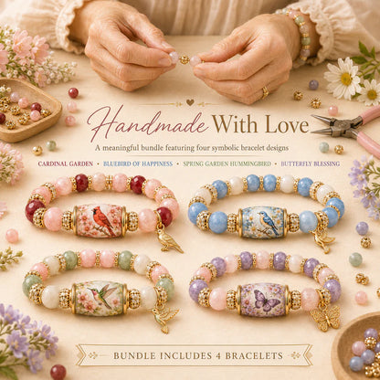 🙏 2026 Limited Edition Bluebird Blessings Bracelet with Exquisite Gift Box