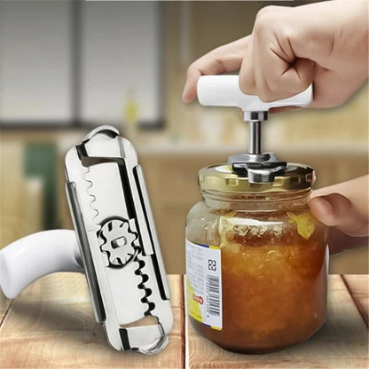 🔥 BUY 1 GET 1 FREE! Stainless Steel Jar Opener & Bottle Lid Remover