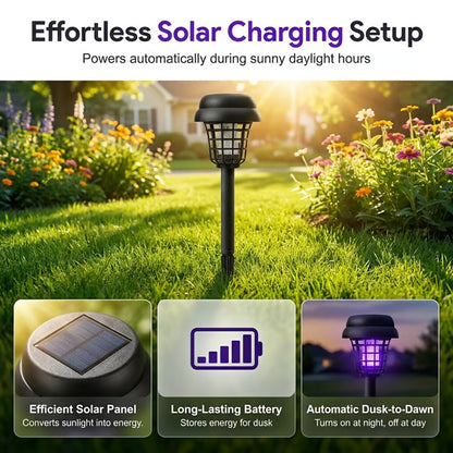 🔥Last Day Free Shipping ✨Solar Mosquito Zapper Light