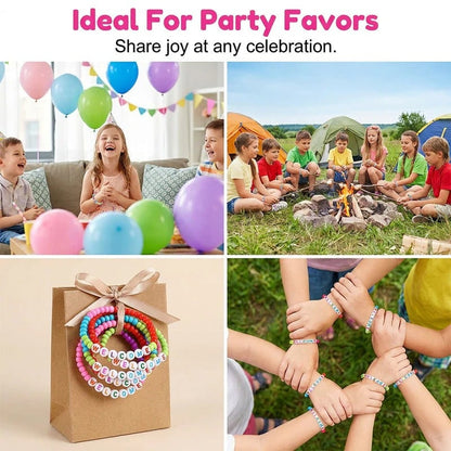 🔥Last Day 50% OFF - ✨🌈Pack of 25 Welcome BeadBracelets - StrengthenClassroom Friendship & SpreadWarm Kindness!