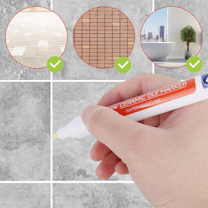 🖌️Anti-Mould & Waterproof Joint Pen for Ceramic Tiles!