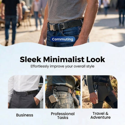 ✨ No-Buckle Elastic Belt for Men & Women – Adjustable, Stretchable & Invisible Fit