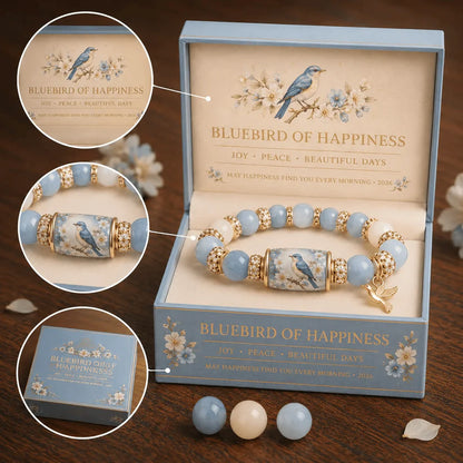 🙏 2026 Limited Edition Bluebird Blessings Bracelet with Exquisite Gift Box